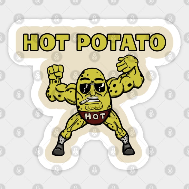 Hot Potato Sticker by Saulo França Ilustrações